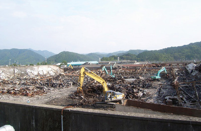 ダイワボウ舞鶴工場解体工事